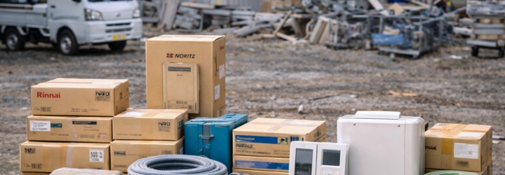 川崎市麻生区で施主キャンセルにより余った未使用の住宅設備・資材をまとめて査定するイメージ