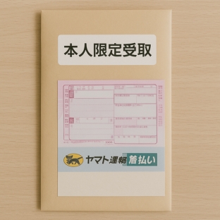 4. 着払い伝票付き封筒の発送