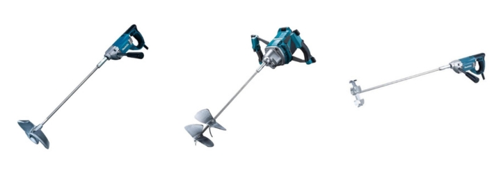 電動撹拌機(ミキサー)3種類の外観比較画像