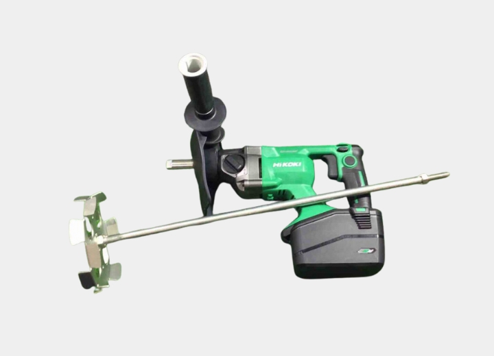 業務用 コードレス電動撹拌機(ハンドミキサー) 撹拌羽根装着状態