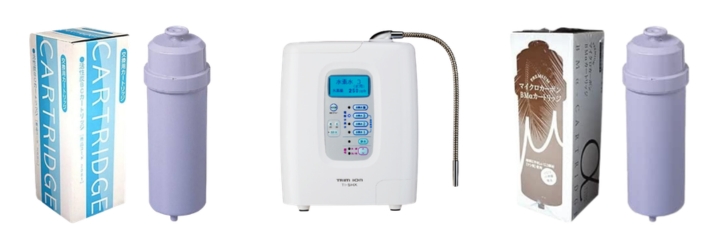 日本トリムの整水器・交換用カートリッジの買取対象例イメージ