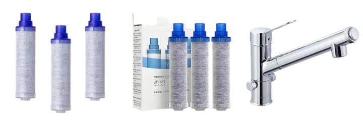 LIXIL INAX の浄水器・ビルトイン水栓・交換用カートリッジの買取対象例イメージ